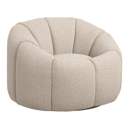 Sia Swivel Chair - Buff
