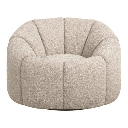 Sia Swivel Chair - Buff