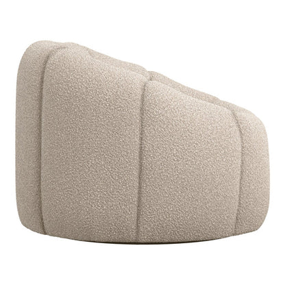Sia Swivel Chair - Buff