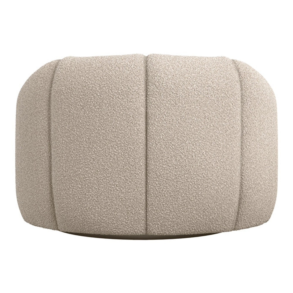 Sia Swivel Chair - Buff