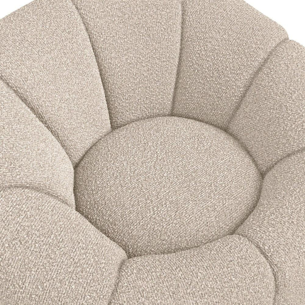 Sia Swivel Chair - Buff