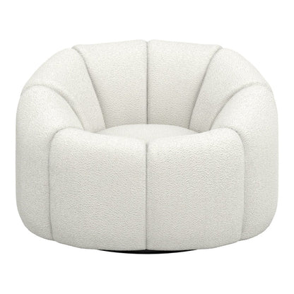 Sia Swivel Accent Chair - Ivory