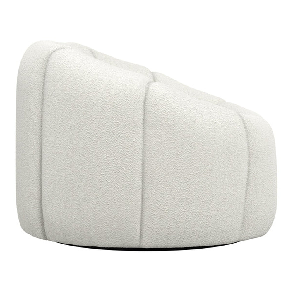 Sia Swivel Accent Chair - Ivory