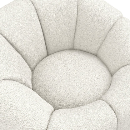 Sia Swivel Accent Chair - Ivory