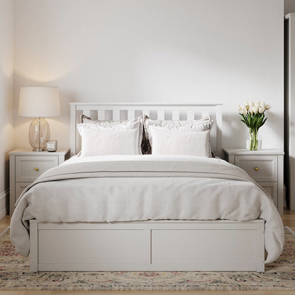 Canterbury Double Bed - White