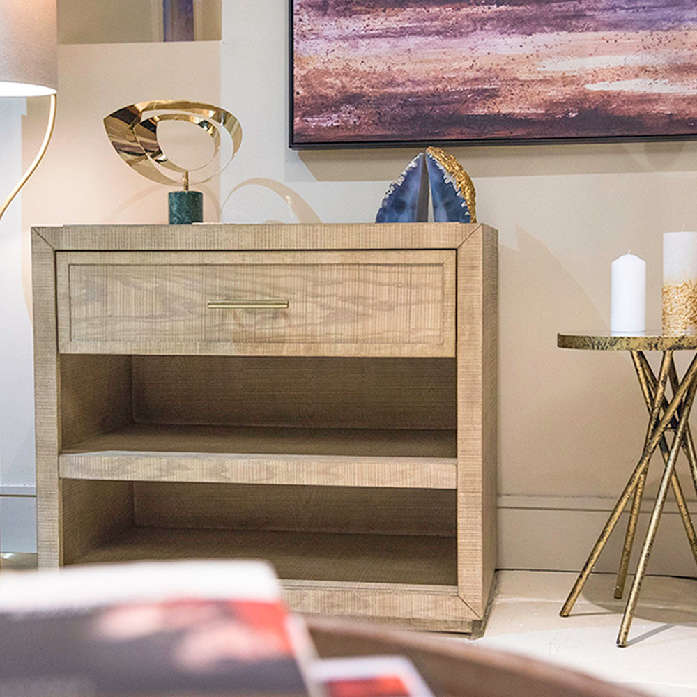 Raffles Bedside Table - Natural