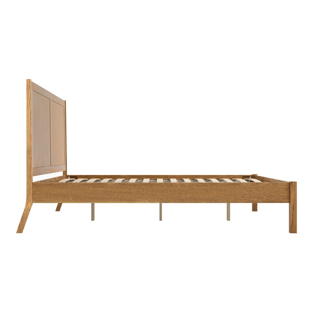 Lula Double Bed - Smoked Wood