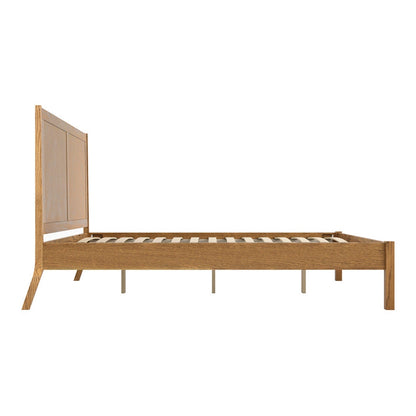 Lula Double Bed - Smoked Wood