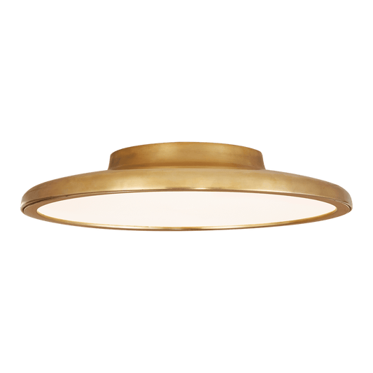 Dot 13" Flush Mount - Natural Brass