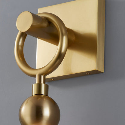 Perrin 1 Light Wall Sconce - Aged Brass