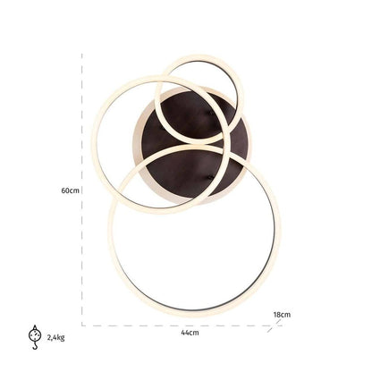 Mosa Ceiling Light - Bronze