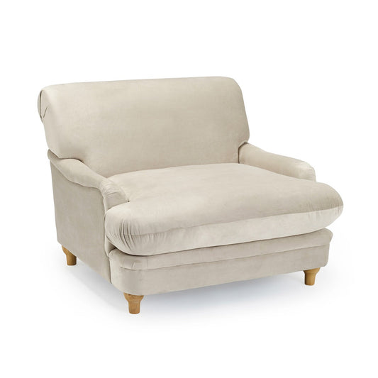 Pippa Chair - Beige Velvet