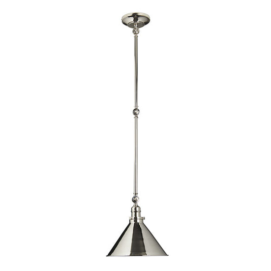 Provence 1 Light Wall Light - Polished Nickel