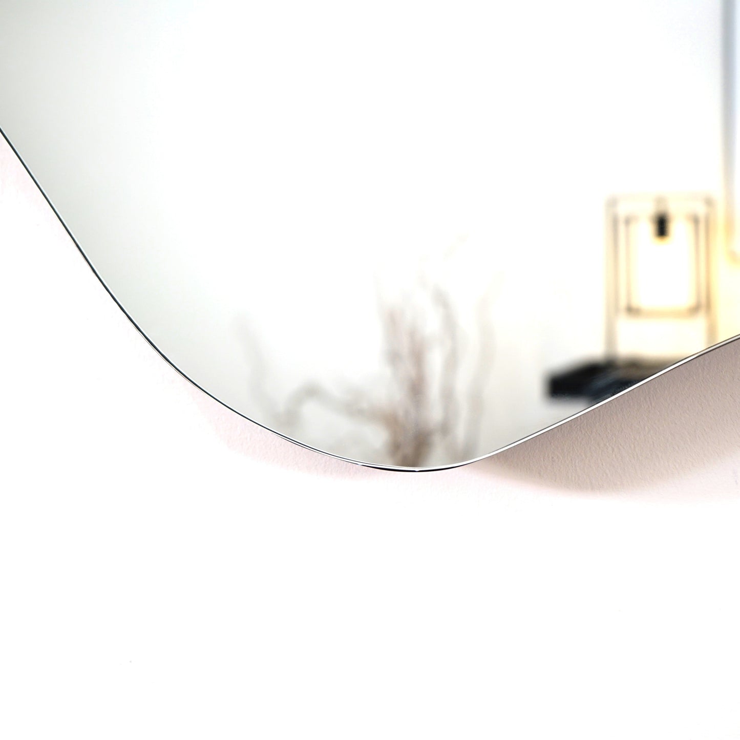 Edge - Large Frameless Irregular Pond Mirror 120cm x 70cm