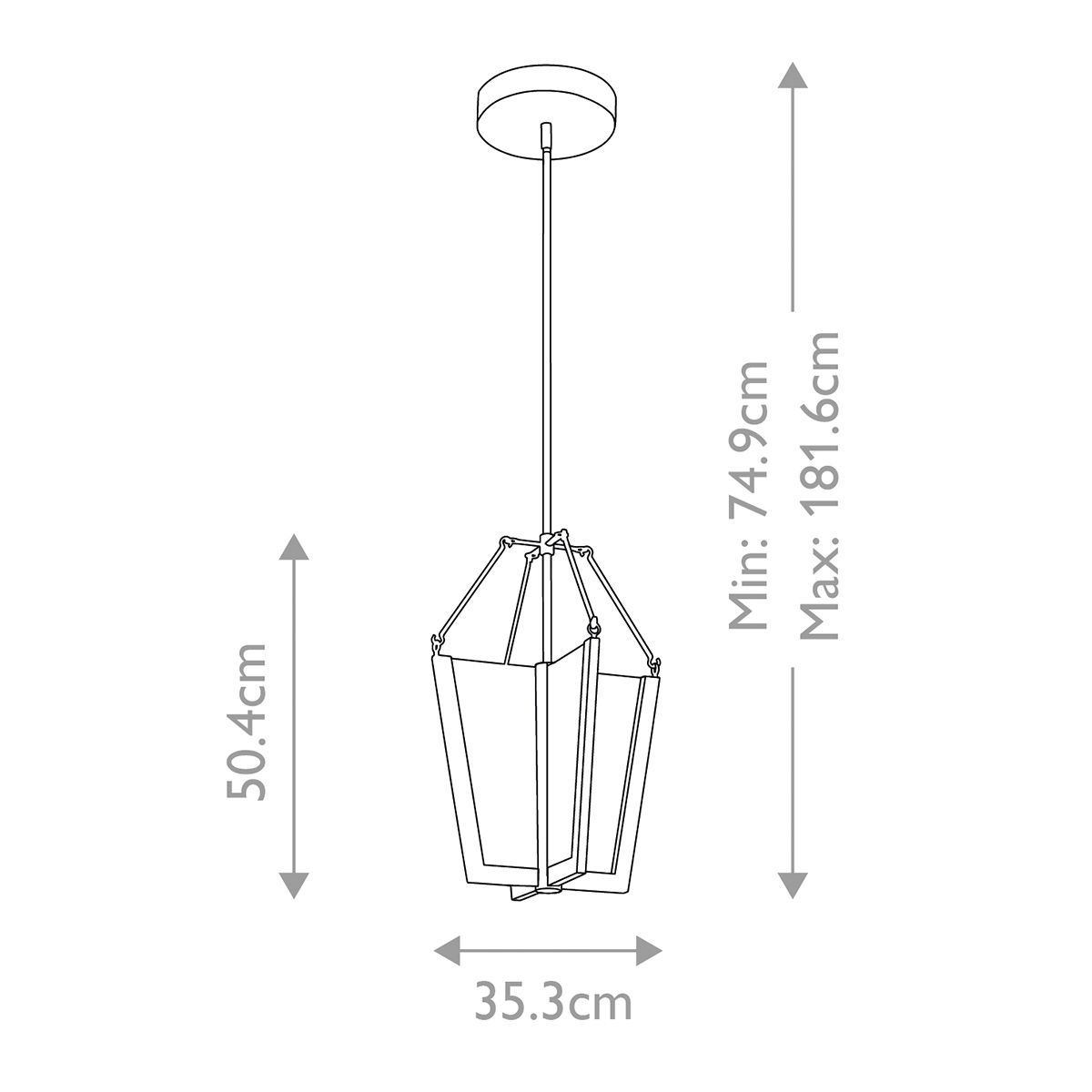 Calters Medium LED Pendant Light