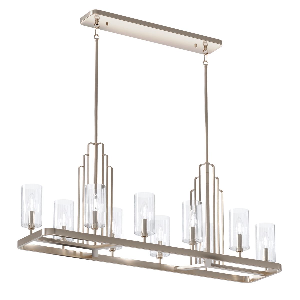 Kimrose 10 Light Linear Chandelier