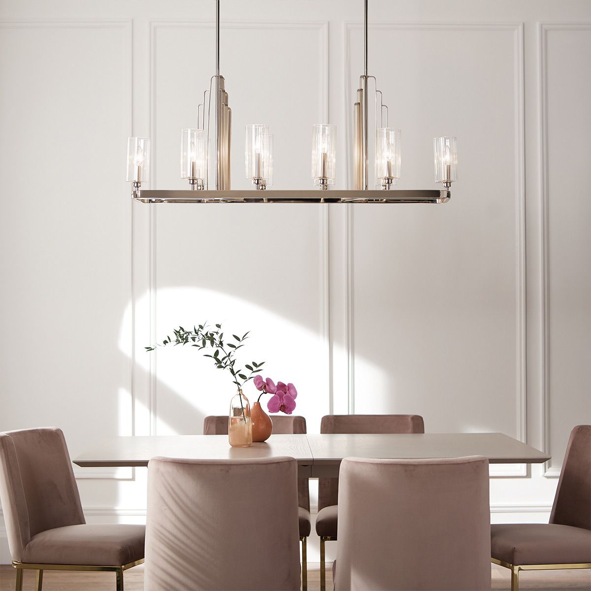 Kimrose 10 Light Linear Chandelier