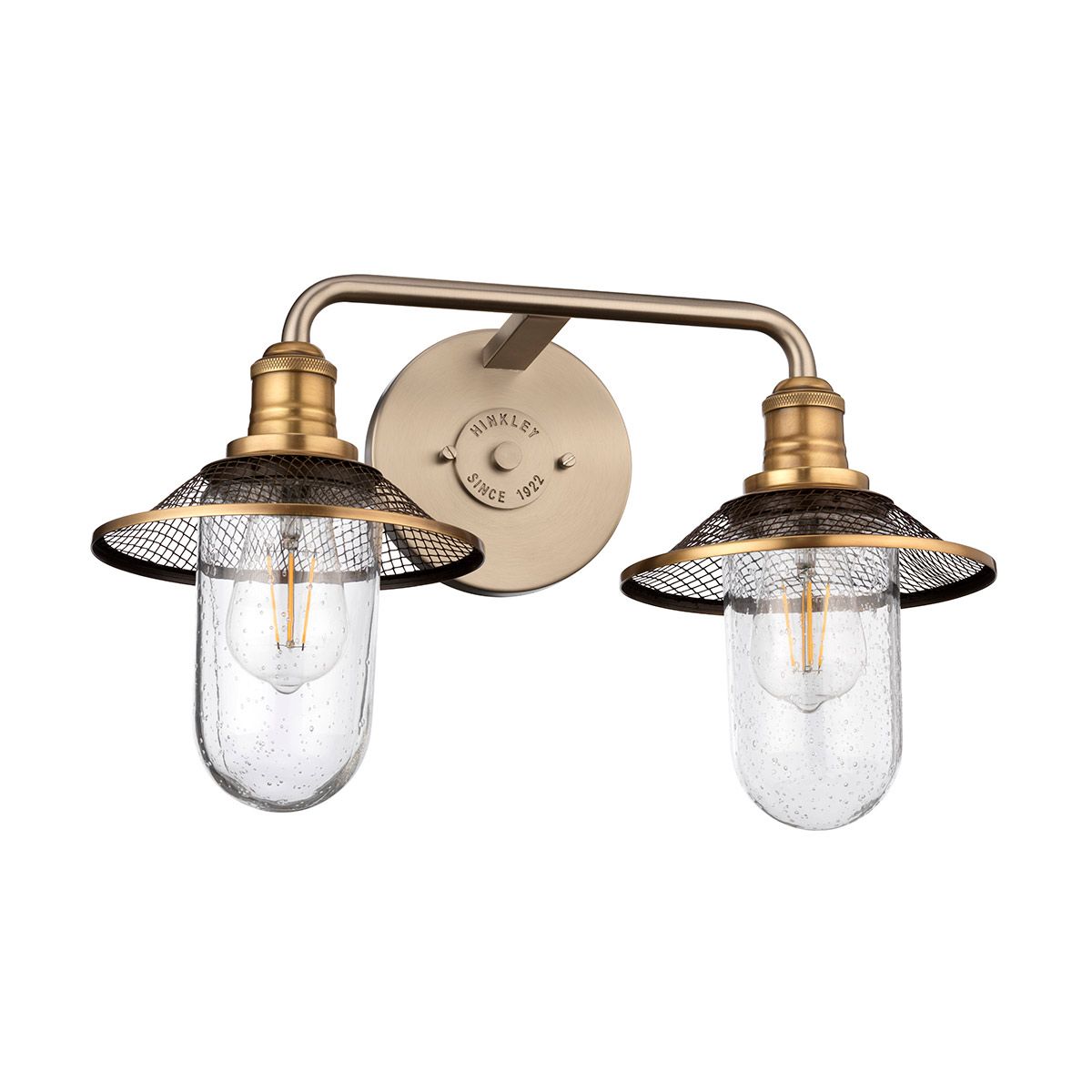 Rigby 2 Light Wall Light - Antique Nickel