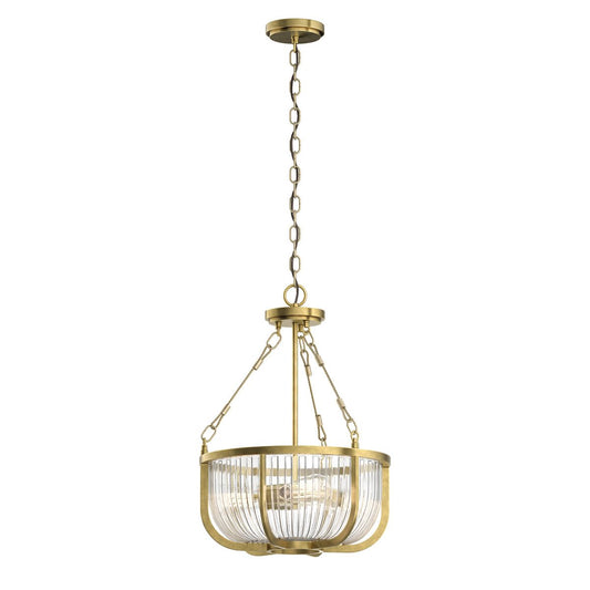 Roux 3 Light Semi-Flush Pendant Light