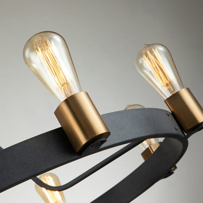 Silas 8 Light Semi-Flush Pendant Light