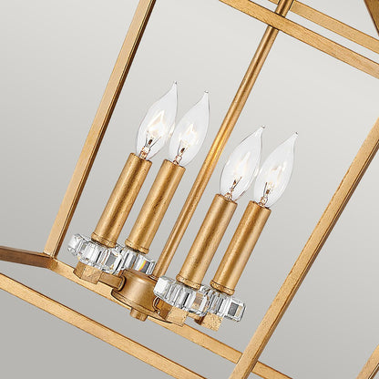 Stinson 4 Light Large Semi- Flush Pendant Light