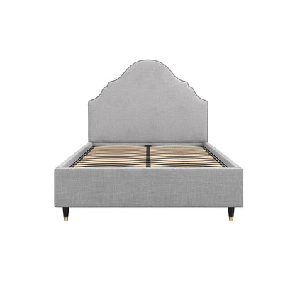 Farley King Size Bed - Light Grey