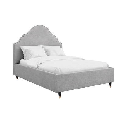 Farley King Size Bed - Light Grey