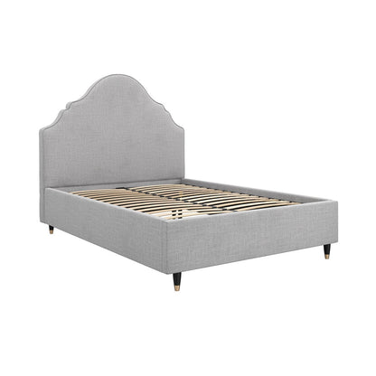 Farley King Size Bed - Light Grey