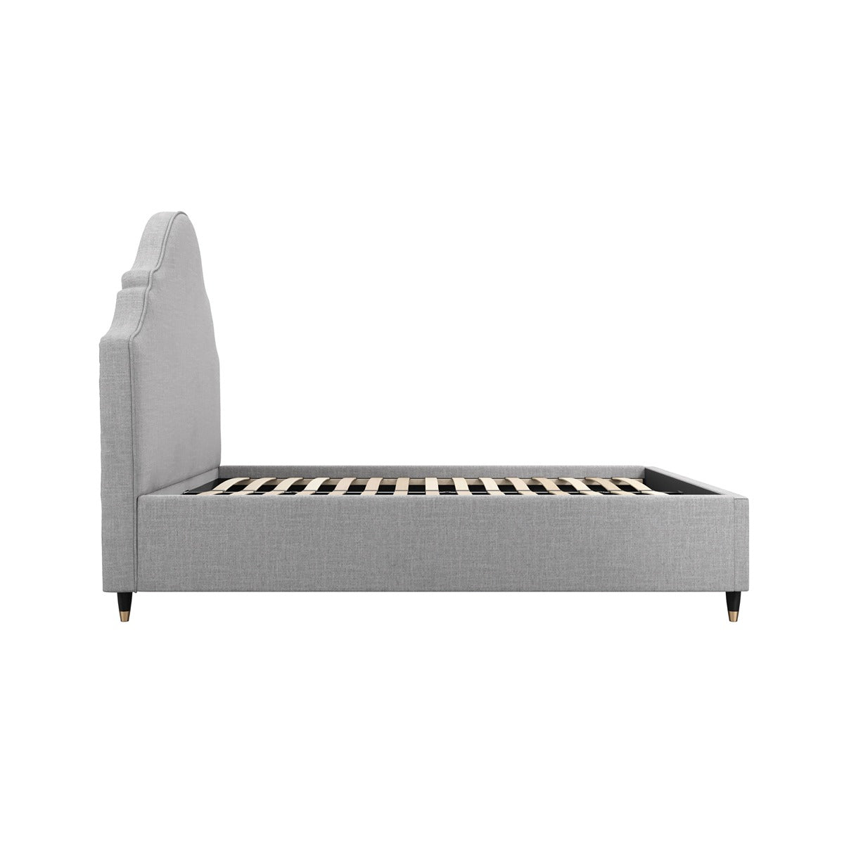 Farley King Size Bed - Light Grey