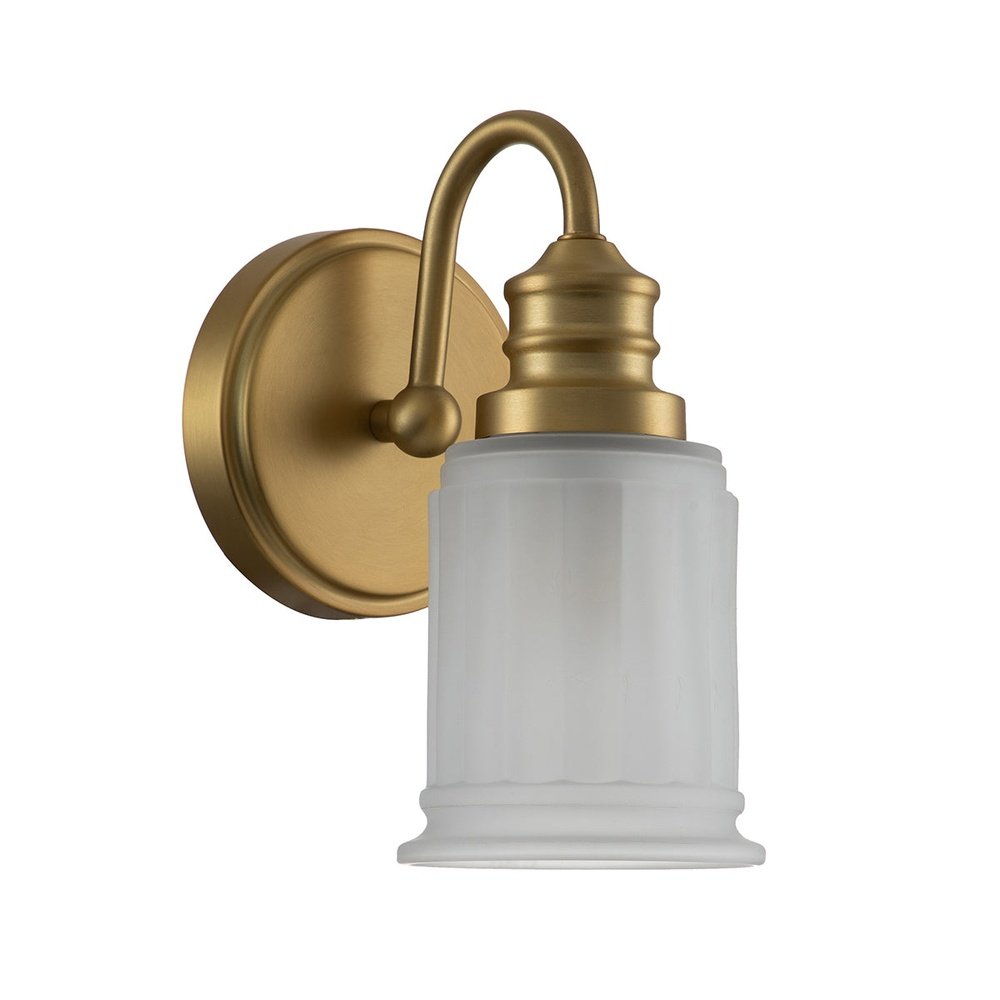 Quoizel Swell 1 Light Wall Light - Brass