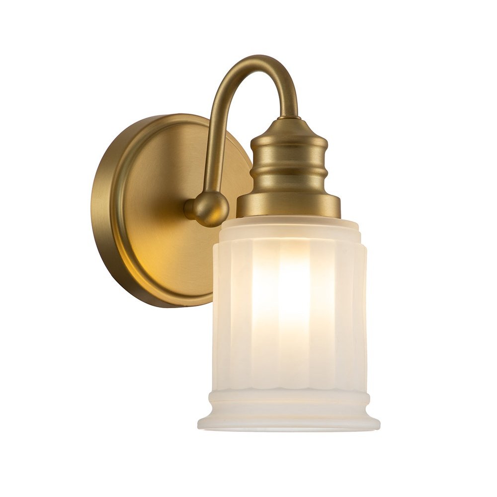 Quoizel Swell 1 Light Wall Light - Brass
