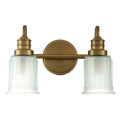 Quoizel Swell 2 Light Wall Light - Brass
