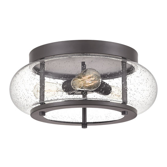 Trilogy 3 Light Flush Mount Light - Old Bronze