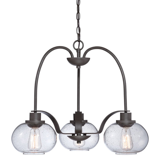 Trilogy 3 Light Chandelier - Old Bronze