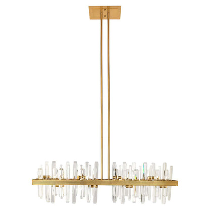 Briget Crystal Hanging Lamp - Bronze