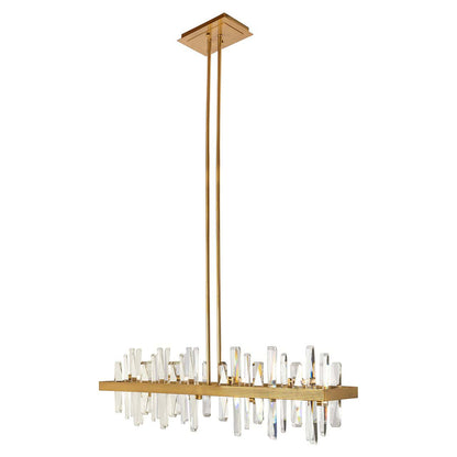 Briget Crystal Hanging Lamp - Bronze