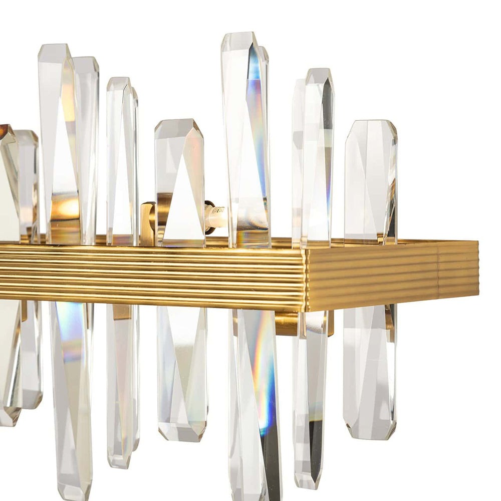 Briget Crystal Hanging Lamp - Bronze