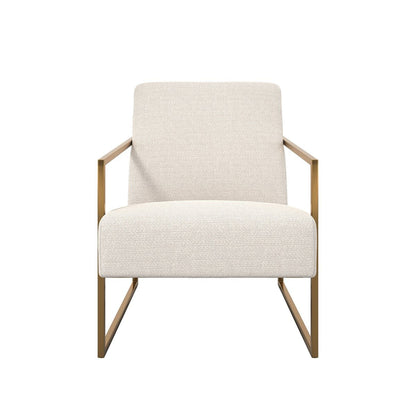 Charlton Accent Chair - Beige & Gold