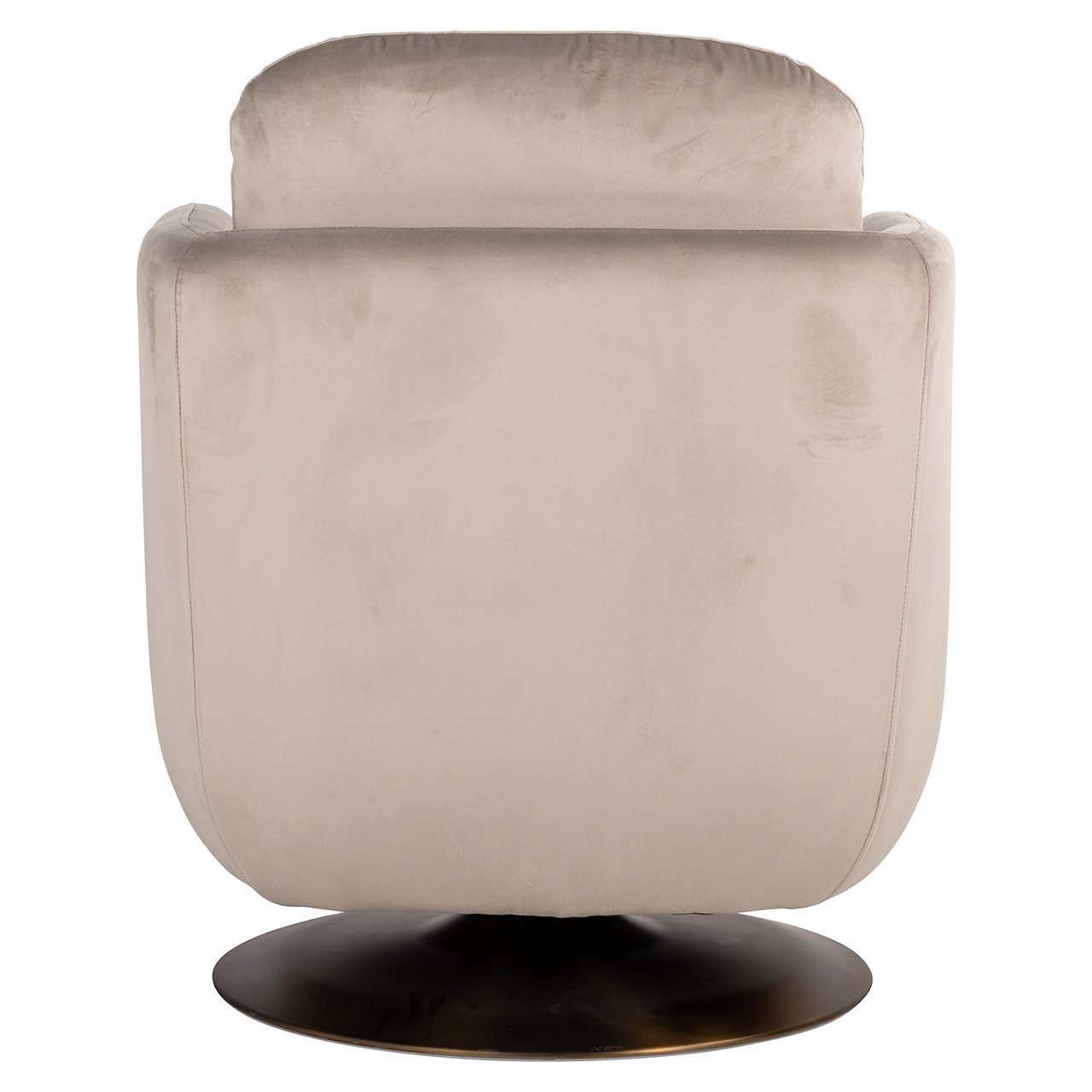 Turner Swivel Chair - Khaki Velvet