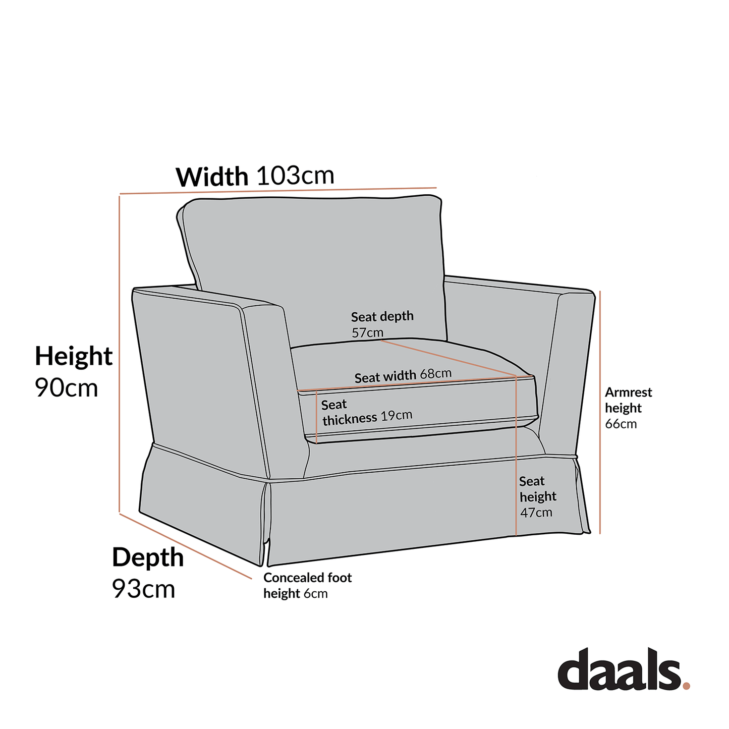 Fitz Skirted Armchair, Sage Striped Linen Blend