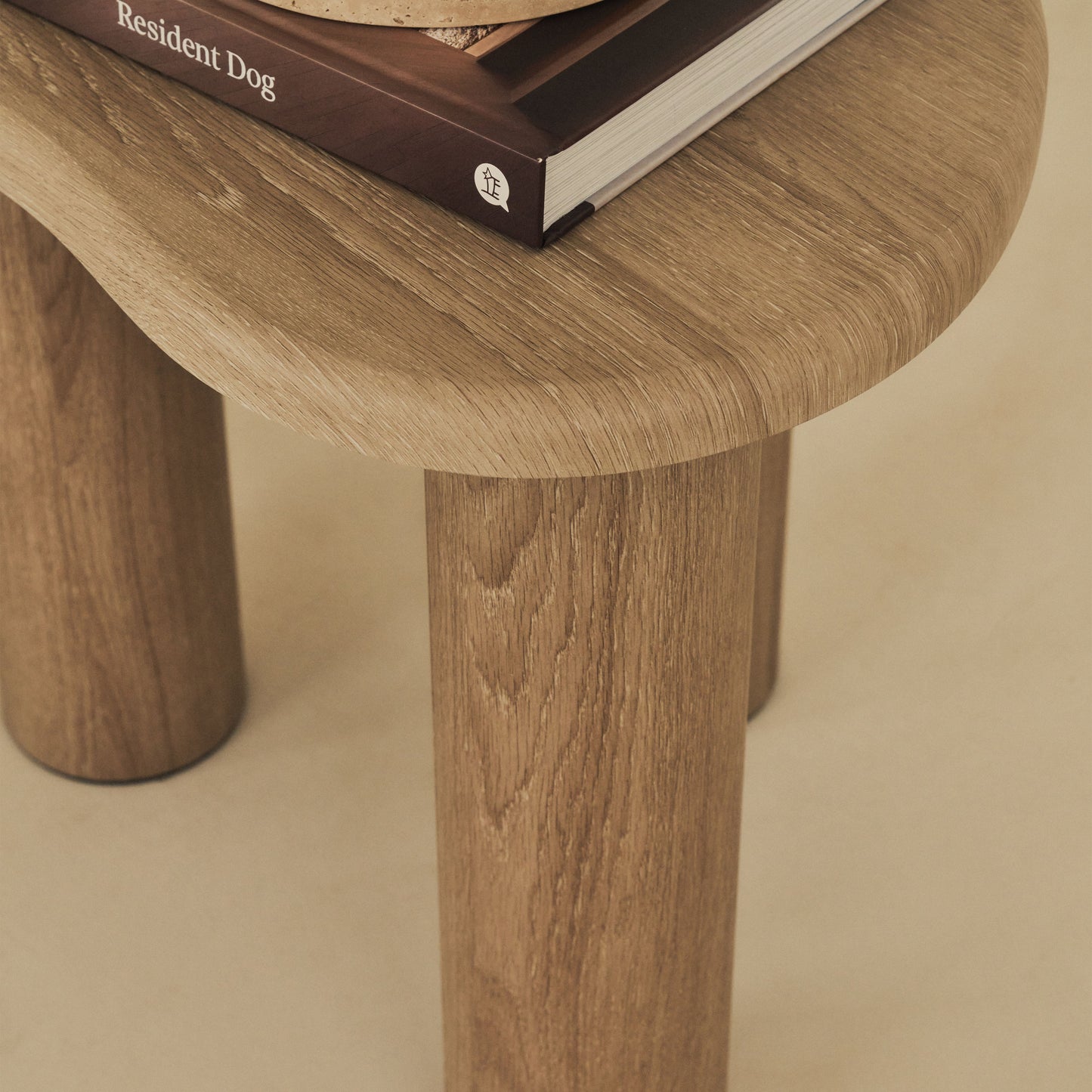 Savanna - Washed Wood Irregular Wooden Side Table
