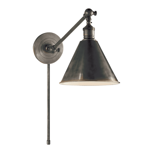 Boston Functional Single Arm Library Light - Bronze