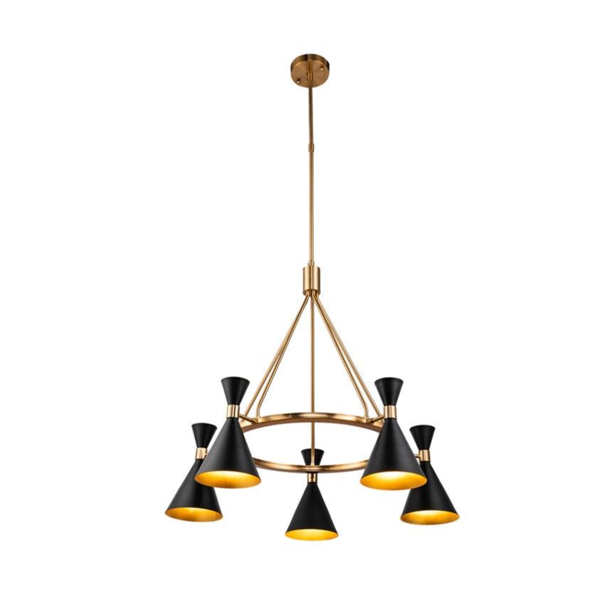 Kensington Pendant Lamp - Black Antique Blass