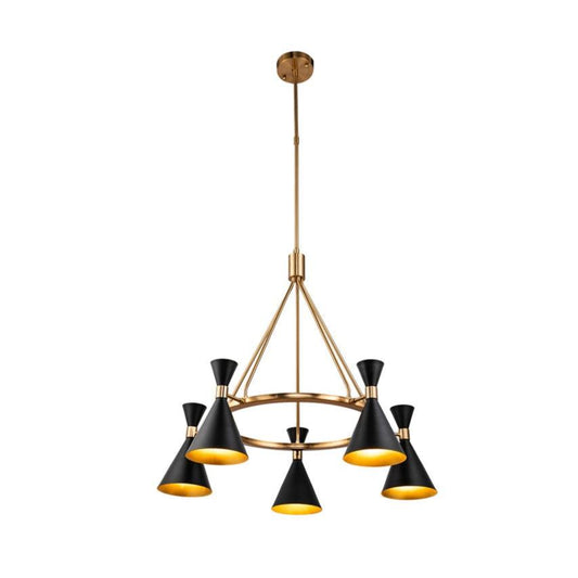 Kensington Pendant Lamp - Black Antique Blass