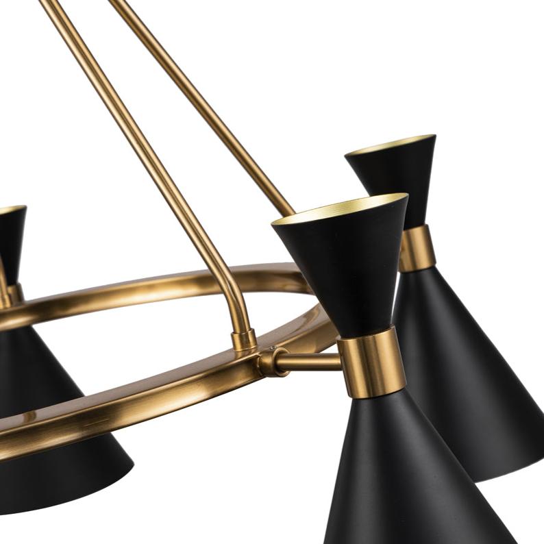 Kensington Pendant Lamp - Black Antique Blass