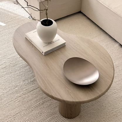 Savanna - Large Washed Wood Irregular Wooden Coffee Table