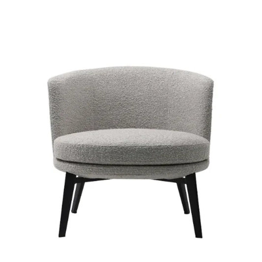 Preston Lounge Chair - Boucle Steam