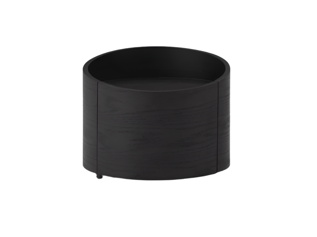 Amond Bedside - Smoke Oak