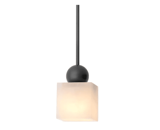 Etruscan Square Pendant Light - Black