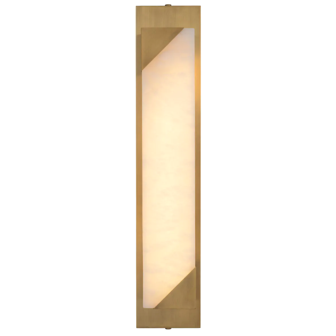 Scilla Wall Lamp - Alabaster & Antique Brass